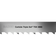 Lame de scie à ruban polyvalente en carbure Bahco, efficace sur les matériaux difficiles et abrasifs - 3868 Carbide Triple Set® TSX - Sur mesure