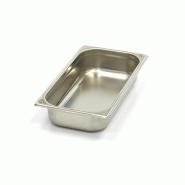 Maxima Récipient gastronorm - 1/3 GN - profondeur 6,5 cm - acier inoxydable – 32.5 × 17.6 × 6.5 cm - AKS-09367520