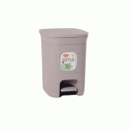 Poubelle à pédale Stefanplast Domus, 20 L, grège - multicolore 8003507903012