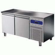 Table réfrigérée inox 2 portes gn 1/1 température -2/+8°c - PBNA0210