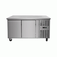 Table réfrigérées professionnelle 2 portes 282 l ventilé -2 / +8°c - PTHSNACK2100TN