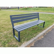 Banc MIAMI STEEL - Design urbain en acier avec finition polyester - Personnalisable_1