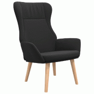 Chaise de relaxation Noir Tissu Modèle Orion Master Select - 341400