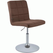 CLP Chaise de salle à manger Ricky en tissu Marron - marron textile 152602703 CLP Chaise de salle à manger Ricky en tissu Marron - marron textile 152602703