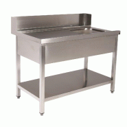 GastroHero Table d'entrée PROFI 1000 x 700 à gauche pour HSM ECO, PROFI & HYPRO - inox EGX5543-107L GastroHero Table d'entrée PROFI 1000 x 700 à gauche pour HSM ECO, PROFI & HYPRO - inox EGX5543-107L