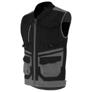 Gilet pour homme trowel.L3 noir/charcoal t4-xl - LAFONT - la-9att3-4058-4 - 833092 Gilet pour homme trowel.L3 noir/charcoal t4-xl - LAFONT - la-9att3-4058-4 - 833092