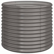 Helloshop26 - Jardinière bac lit surélevé plantes fleurs terrasse jardin de jardin acier enduit de poudre 80 x 80 x 68 cm gris 02_0038579 - 3000217 Helloshop26 - Jardinière bac lit surélevé plantes fleurs terrasse jardin de jardin acier enduit de poudre 80 x 80 x 68 cm gris 02_0038579 - 3000217