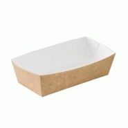 Packnwood FHC - 600Pcs - Barquette en carton kraft 460ml - 140x65x42mm - recyclable et micro-ondes Packnwood FHC - 600Pcs - Barquette en carton kraft 460ml - 140x65x42mm - recyclable et micro-ondes