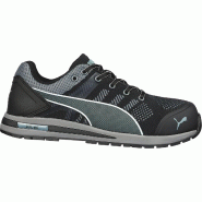 PUMA SAFETY Chaussures de sécurité basses Elevate Knit BLACK LOW S1P ESD HRO SRC -  noir/gris 45 - 45 gris multi-matériau 4051428068246