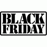 Sticker black friday   quadri recto/verso  34 x 68 cm