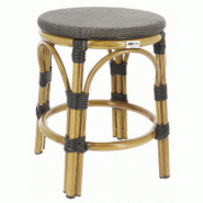 Tabouret bas exterieur restaurant Biarritz - BRONZE Tabouret bas exterieur restaurant Biarritz - BRONZE