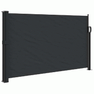 VidaXL Auvent latéral rétractable noir 117x300 cm Modèle Helios Prime - 4004279