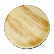 Assiette ronde feuille de palmier Ø25x2cm - par 200