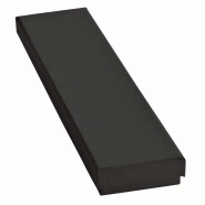 Boîte cadeau noire - L20.7xP4.8xH2.8cm - par 12 - Carton épais