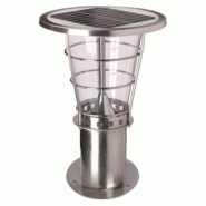 Borne lumineuse d'éclairage public solaire barcelona / led / 3 w / en aluminium / 0.38 m