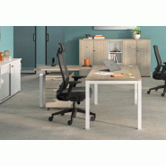 Bureau avec retour droit Céleste Bureau avec retour droit Céleste