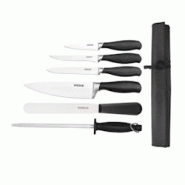 Ensemble de couteaux 6 pièces Soft Grip | Vogue - S725 - 5050984573941 Ensemble de couteaux 6 pièces Soft Grip | Vogue - S725 - 5050984573941