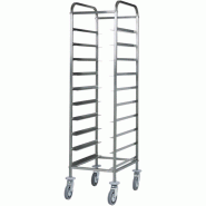 Fimar KBS Chariot de débarrassage 380 pour 10 plateaux GN 1/1 sans parois latérales - 70970019