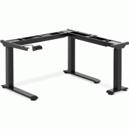 Fromm & Starck - Fromm & Starck Star_ATFE_11 Piètement De Bureau d'angle en De Coin Assis Debout (Hauteur : 600-1 250 mm, Largeur à Gauche : 1 100 -