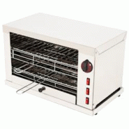 Grille-pain électrique 2 étagères de 370 x 260 - 510x280x330 mm - 3500 W 230/1V - 4302T0UD Eurast - gris inox 4302T0UD Grille-pain électrique 2 étagères de 370 x 260 - 510x280x330 mm - 3500 W 230/1V - 4302T0UD Eurast - gris inox 4302T0UD