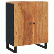 Helloshop26 - Buffet bahut commode armoire meuble de rangement organisateur cuisine salle de séjour salon 60 x 33 x 75 cm bois 02_0029609 - Bois mass