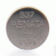 PILE BOUTON OXYDE ARGENT 337 RENATA 1.55V 8MAH PILE BOUTON OXYDE ARGENT 337 RENATA 1.55V 8MAH