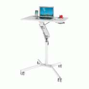 Table assis-debout STAND VM-SU I blanc hjh OFFICE - blanc multi-matériau 802114