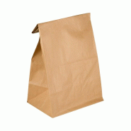 Thouy Sac en papier kraft sans poignée 17,9 x 11 / 34,1 cm - 3053310002506