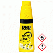 UHU Tube de colle Twist & Glue, avec solvant, flacon de 35 ml - 4026700436051