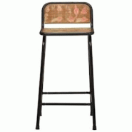 VidaXL Tabourets De Bar Lot De 2 46x35,5x80cm Bois Massif Récupération - 4013532 VidaXL Tabourets De Bar Lot De 2 46x35,5x80cm Bois Massif Récupération - 4013532
