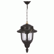WellHome - Lampe d'extérieur 25 x 25 x 50 cm en ABS noir - noir WH4753