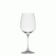 Zafferano Scaligero Set De 6 Verres Pour Grands Vins Rouges En Verre Sonore Supérieur 55 Cl - Design Élégant Pour Dégustation Professionnelle Et D