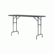 ZOWN Table pliante professionnelle 183 x 75 cm Worktop180 Classic - gris plastique SP-BT-06A-002 ZOWN Table pliante professionnelle 183 x 75 cm Worktop180 Classic - gris plastique SP-BT-06A-002