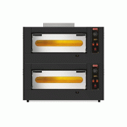 Four à pizza gaz professionnel – 4+4x30cm – 28 kW – 110 x 105 cm – Réf. AKS-SGS-PO-4G-D - AKS-SGS-PO-4G-D