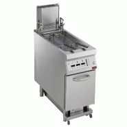Friteuse gaz digitale avec une cuve 23 litres - filtrage huile et c... - PG22/F23CFSA4-AC
