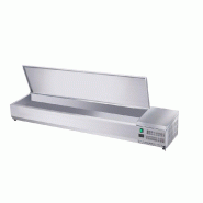 GastroHero Réchauffeur en acier inoxydable ECO 7x GN 1/4 - VRXH1500/330SS_0