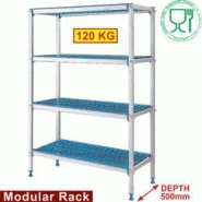 Étagère linéaire en aluminium anodisé gn 4 niveaux linéaire 4 niveaux 500 mm 2835x500xh1750 - RLA/285-4/EF Étagère linéaire en aluminium anodisé gn 4 niveaux linéaire 4 niveaux 500 mm 2835x500xh1750 - RLA/285-4/EF