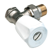 Robinet de radiateur eurosar équerre nickelé 1/2'' - COMAP - 418204 - 408411