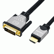ROLINE Câble pour écran DVI (24+1) - HDMI, M/M, noir / argent, 3 m_0