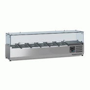 Saladette réfrigérée à poser pour 6 bacs gn1/4 - P7950.5117