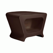 Table basse/Tabouret PAL - marron