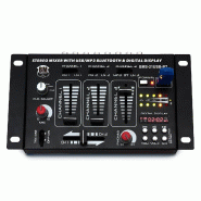 Table de mixage sono dj BM SONIC bms-21usb-bt 4 voies/7 canaux, usb bluetooth, entrées : 1 phono/line, 1 phono/usb, 1 cd, micros - 3666630006125_0