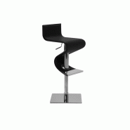 Trendy - tabouret de bar en cuir design - l40 x h67 x p40 cm