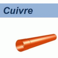 Tuyau cylindrique soudé tig cuivre réf 01tuyticui006