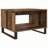 VidaXL Table basse Bois ancien 60 x 50 x 40 cm Bois d'ingénierie Modèle Polaris Advance Plus - 879612