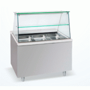 Vitrine réfrigérée - Hauteur 180 cm - 2 portes - Dimensions 180 x 90 x 130 cm - Température +3 à +10 °C - Capacité 5 bacs GN Vitrine réfrigérée - Hauteur 180 cm - 2 portes - Dimensions 180 x 90 x 130 cm - Température +3 à +10 °C - Capacité 5 bacs GN