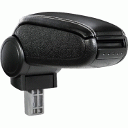 ACCOUDOIR CENTRAL POUR BMW E36 AVEC COMPARTIMENT REMBOURRÉ CUIR-SYNTHÉTIQUE NOIR AVEC DES COUTURES BLANCS 03_0000379