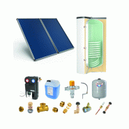 Astrea Pack A - CESI : 2 capteurs solaires fixation toiture inclinée + ballon préparateur ECS 300L blanc - Thermador - PSOLECSE23 Astrea Pack A - CESI : 2 capteurs solaires fixation toiture inclinée + ballon préparateur ECS 300L blanc - Thermador - PSOLECSE23
