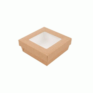 Boite snacking à fenêtre usage froid The Pack nano micro naturel 500ml - par 250