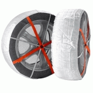 Chaussette chaine neige textile pneu 185/60R15 haute résistance